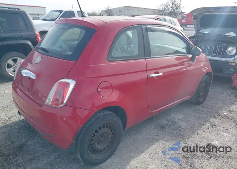 2012 Fiat 500 Pop z USA, uszkodzony, nr VIN 3C3CFFAR8CT110690